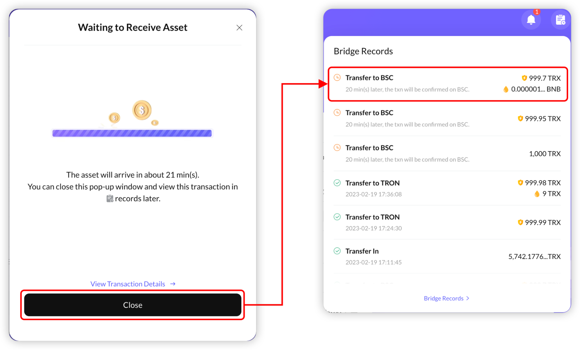 How to transfer assets from BTTC to Ethereum or BNB Chain? – BTTC