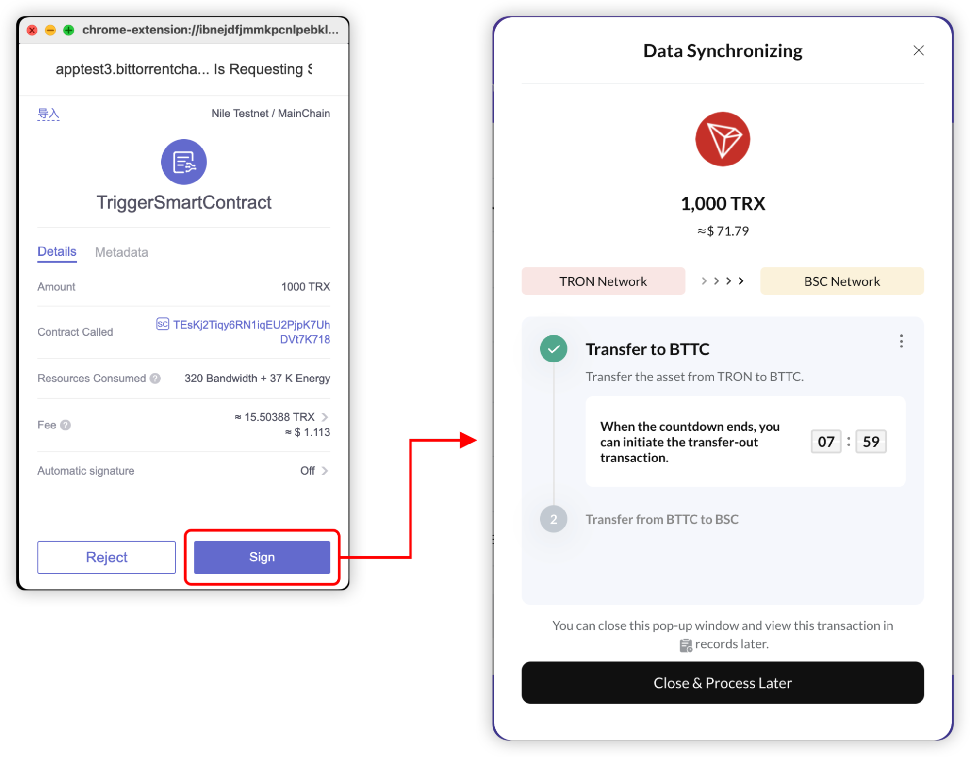 How to transfer assets between TRON, Ethereum, and BNB Chain? – BTTC